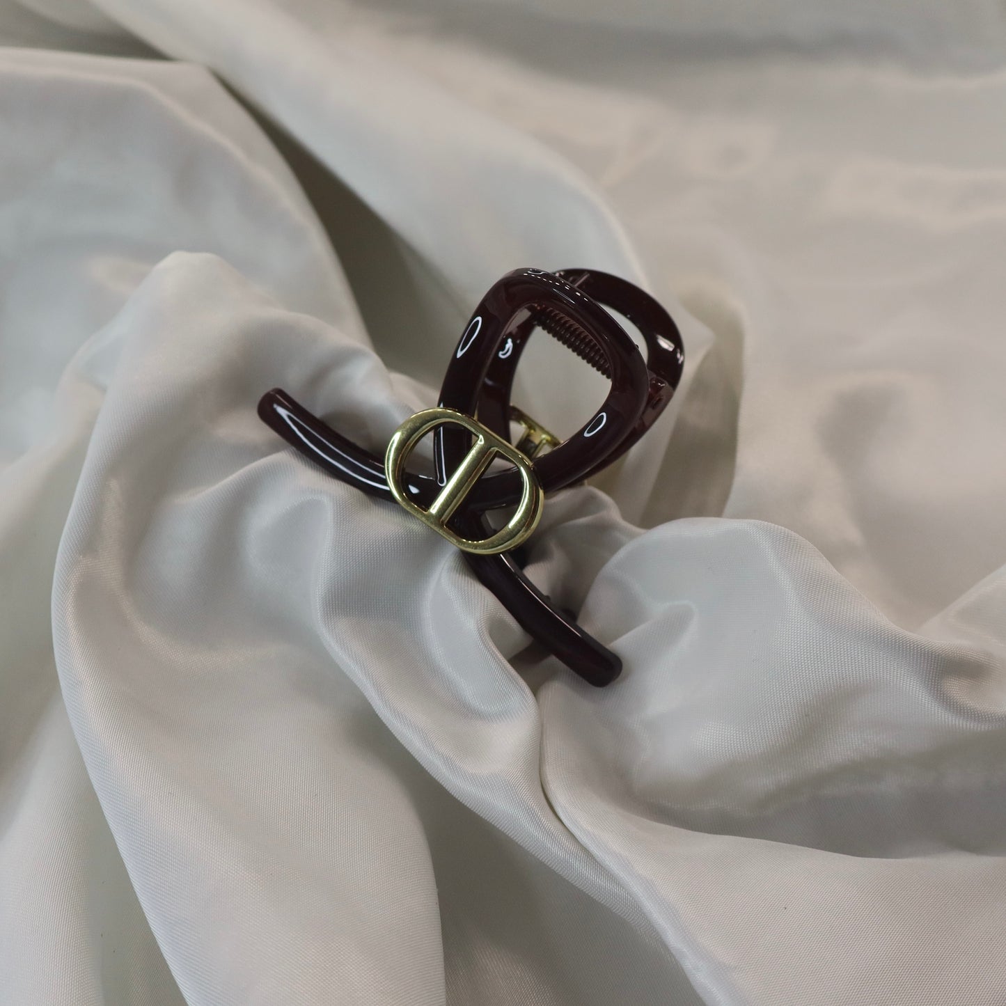 Rode haar-clip