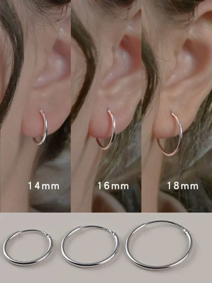 Everyday hoops zilver