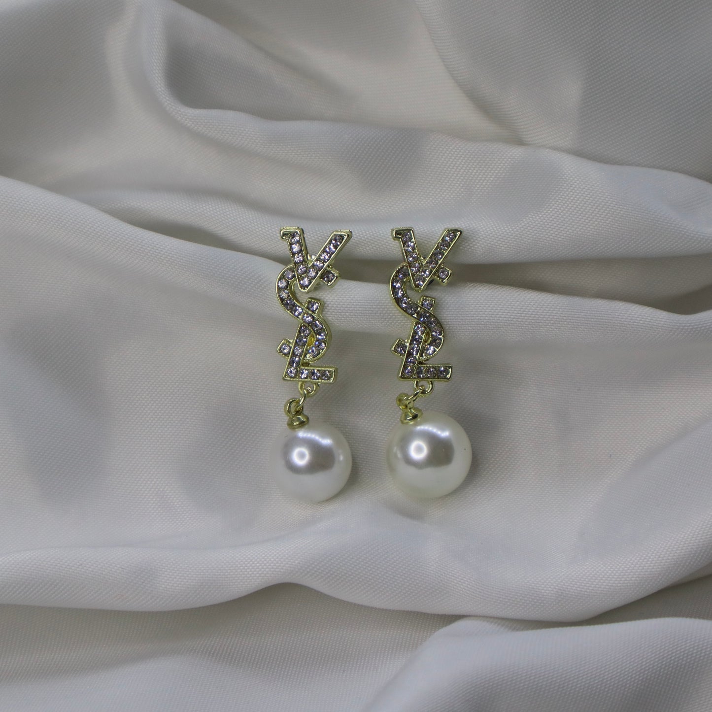 Soumaya parel oorbellen