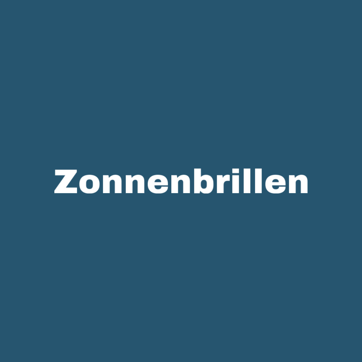 Zonnenbrillen