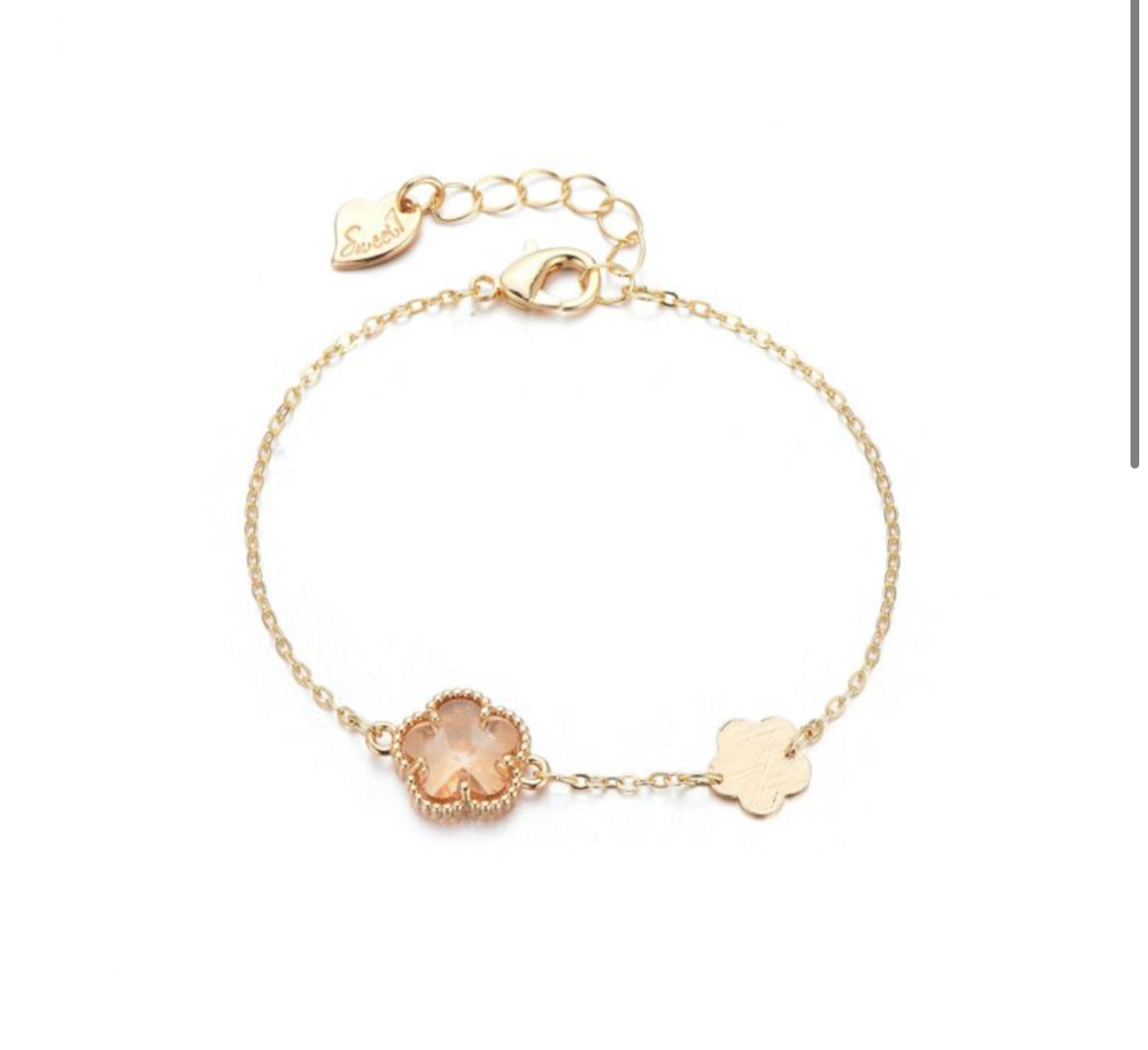 Noor armband peach