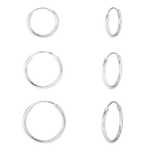 Everyday hoops zilver