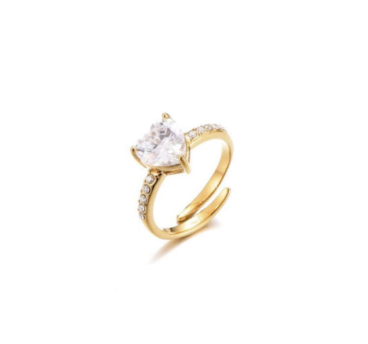Yasmine ring goud