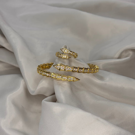 Gouden snake armband